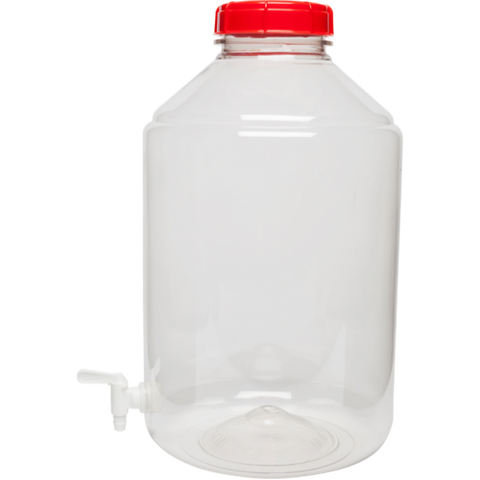 7 gallon PORTED Wide Mouth Plastic Carboy Fermenters with spigot