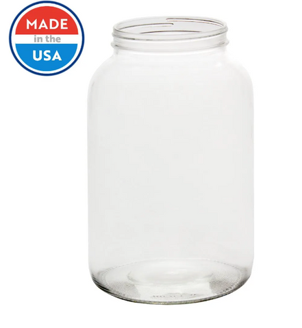 1 Gallon Wide Mouth Glass Carboy Jug Fermenters