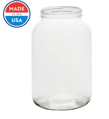 1 Gallon Wide Mouth Glass Carboy Jug Fermenters