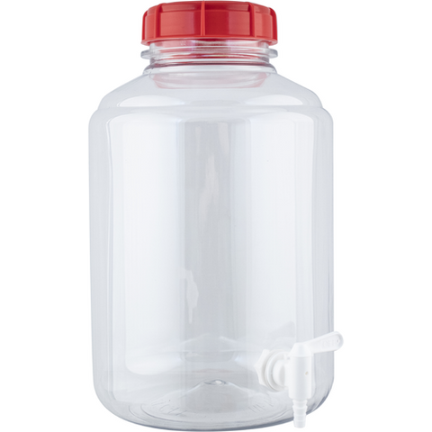 3 gallon Plastic Wide Mouth PORTED Carboy Fermenters